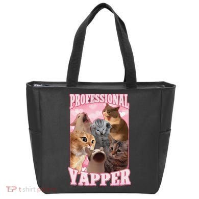 Funny Cat Meme Professional Yapper Cat Oddly Specific Dank Tote Bag