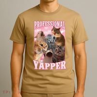 Funny Cat Meme Professional Yapper Cat Oddly Specific Dank T-Shirt thumb 3