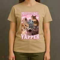 Funny Cat Meme Professional Yapper Cat Oddly Specific Dank T-Shirt thumb 4