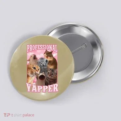 Funny Cat Meme Professional Yapper Cat Oddly Specific Dank Button