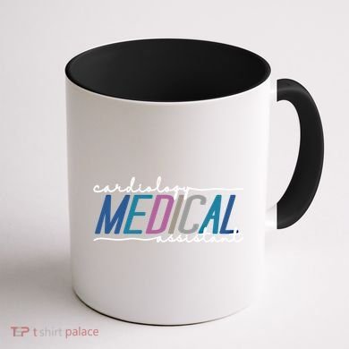 Funny Cardiology Medical Assistant Gift Coffee Mug back