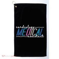 Funny Cardiology Medical Assistant Gift Golf Towel thumb 0