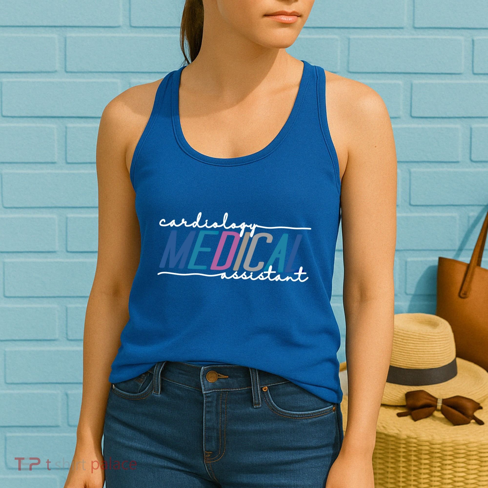 Funny Cardiology Medical Assistant Gift Women's Tank Top