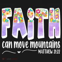 Faith Can Move Mountains Matthew 21:22 Prayer Tote Bag thumb 4