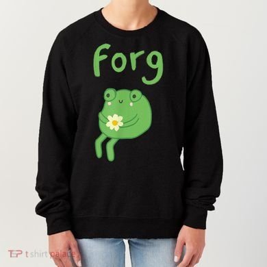 Frog Cake Meme Cute Aesthetic Forg Women's Sweatshirt