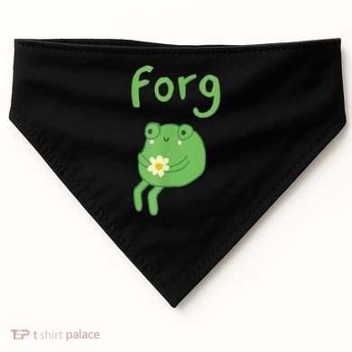 Frog Cake Meme Cute Aesthetic Forg USA-Made Doggie Bandana