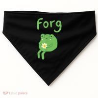 Frog Cake Meme Cute Aesthetic Forg USA-Made Doggie Bandana thumb 0