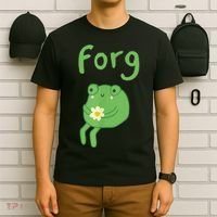 Frog Cake Meme Cute Aesthetic Forg T-Shirt thumb 6
