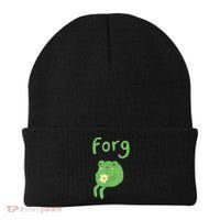 Frog Cake Meme Cute Aesthetic Forg Beanie thumb 0