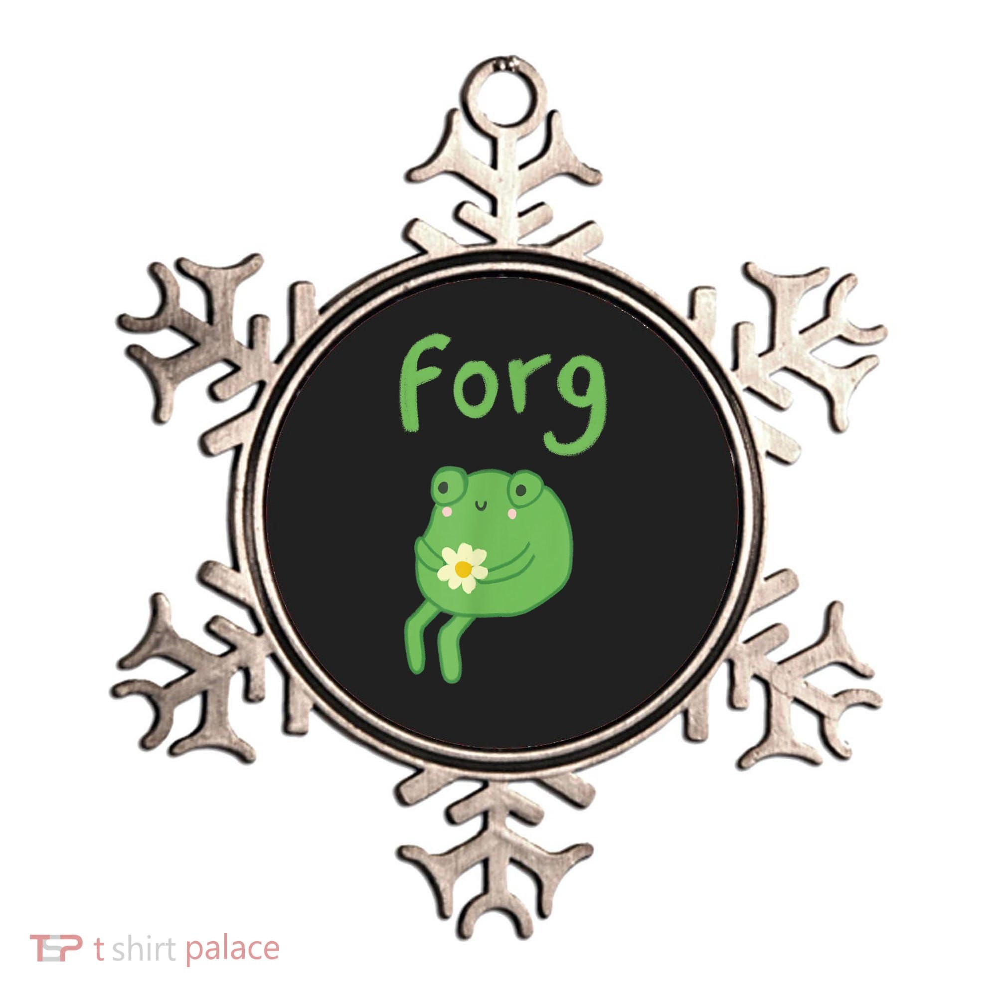 Frog Cake Meme Cute Aesthetic Forg Ornament