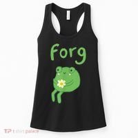 Frog Cake Meme Cute Aesthetic Forg Women's Tank Top thumb 0