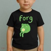 Frog Cake Meme Cute Aesthetic Forg Toddler T-Shirt thumb 2