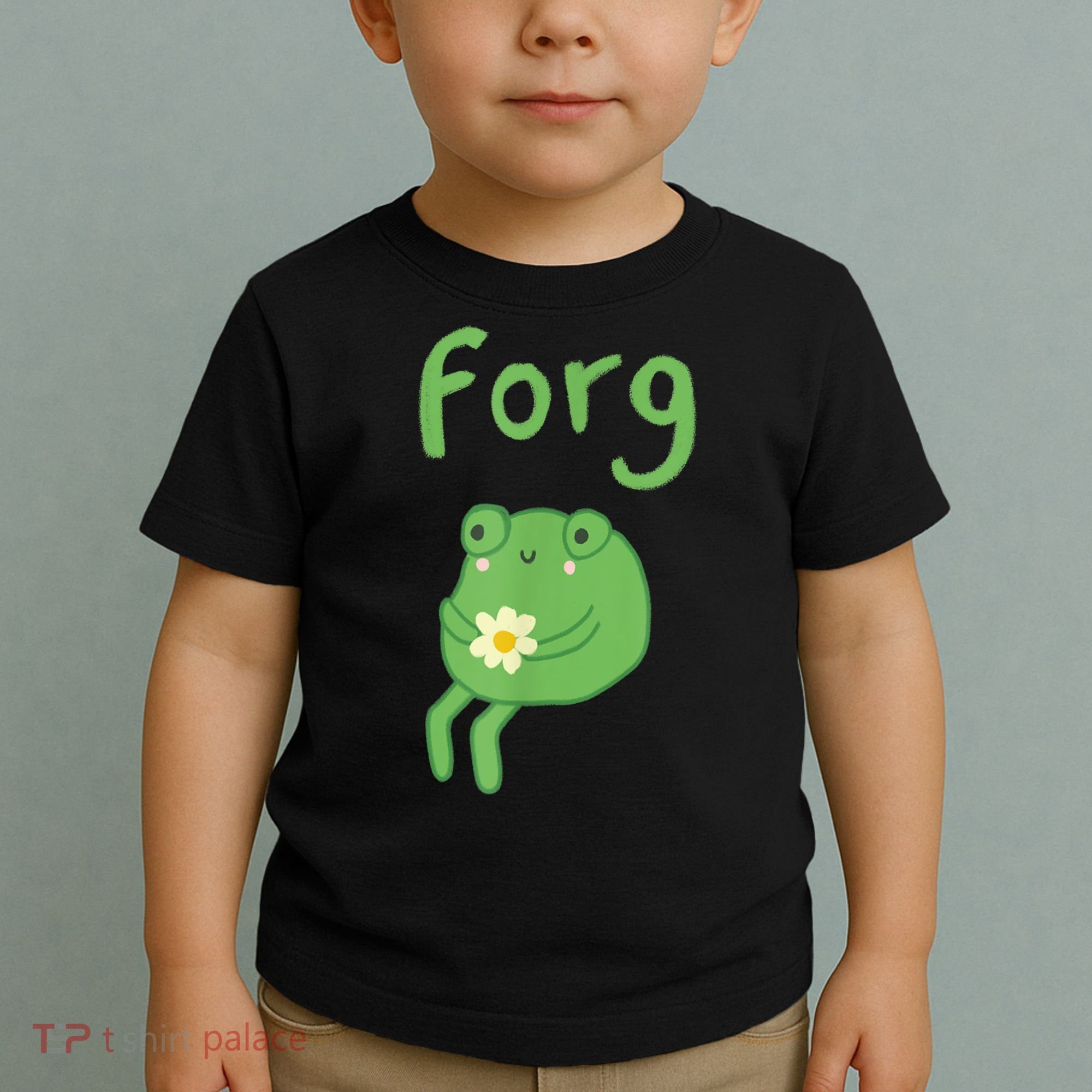 Frog Cake Meme Cute Aesthetic Forg Toddler T-Shirt