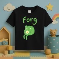 Frog Cake Meme Cute Aesthetic Forg Toddler T-Shirt thumb 3