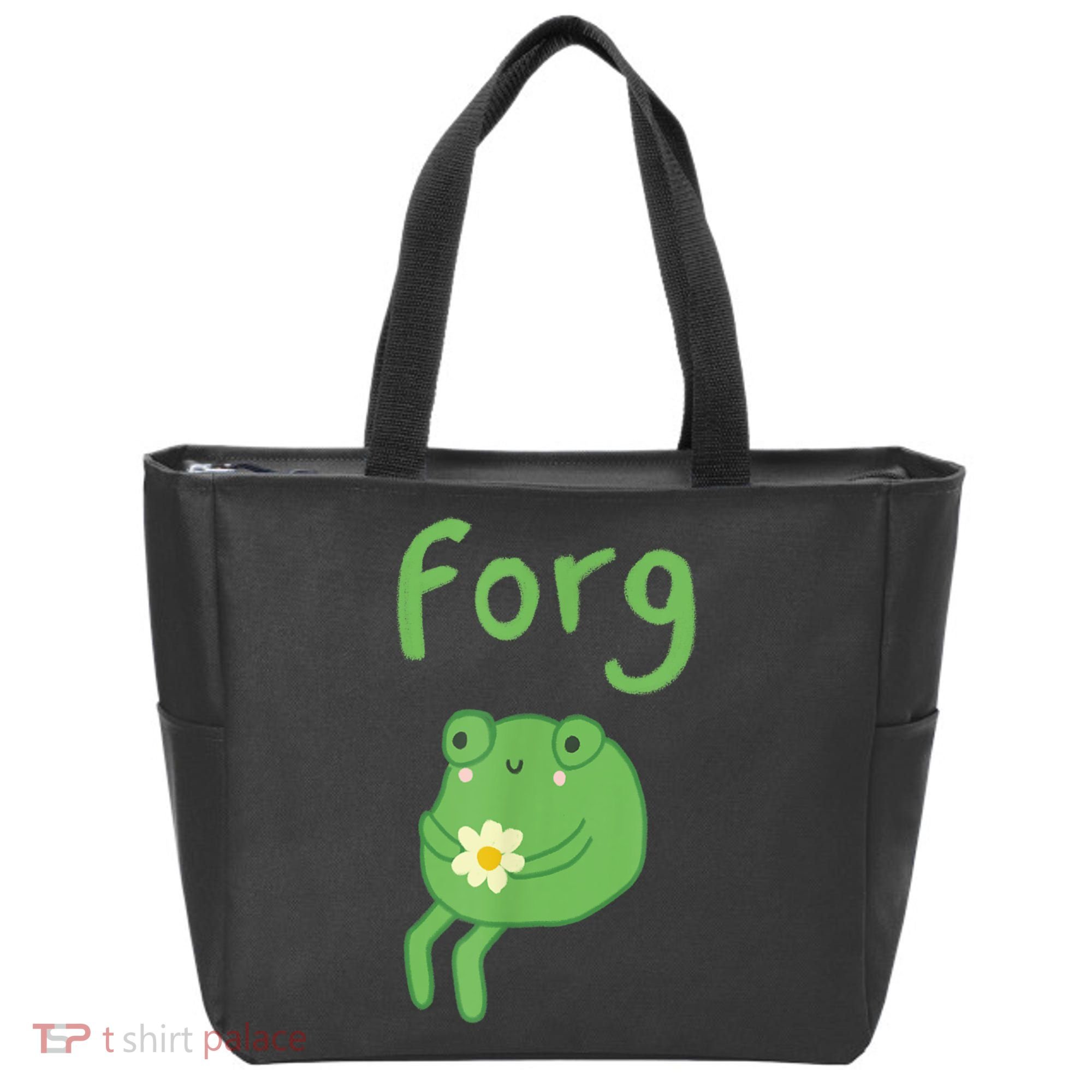 Frog Cake Meme Cute Aesthetic Forg Tote Bag