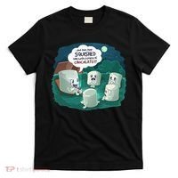 Funny Cute Marshmallow Scary Campfire Story SMores Gift T-Shirt thumb 0
