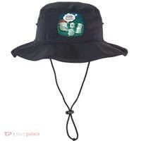 Funny Cute Marshmallow Scary Campfire Story SMores Gift Bucket Hat thumb 0