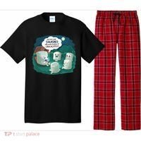 Funny Cute Marshmallow Scary Campfire Story SMores Gift Pajama Set thumb 0