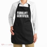 Forklift Certified Meme Funny Forklift Driver Forklift Operator Apron thumb 2