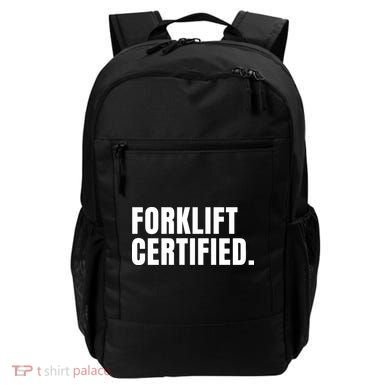 Forklift Certified Meme Funny Forklift Driver Forklift Operator Backpack