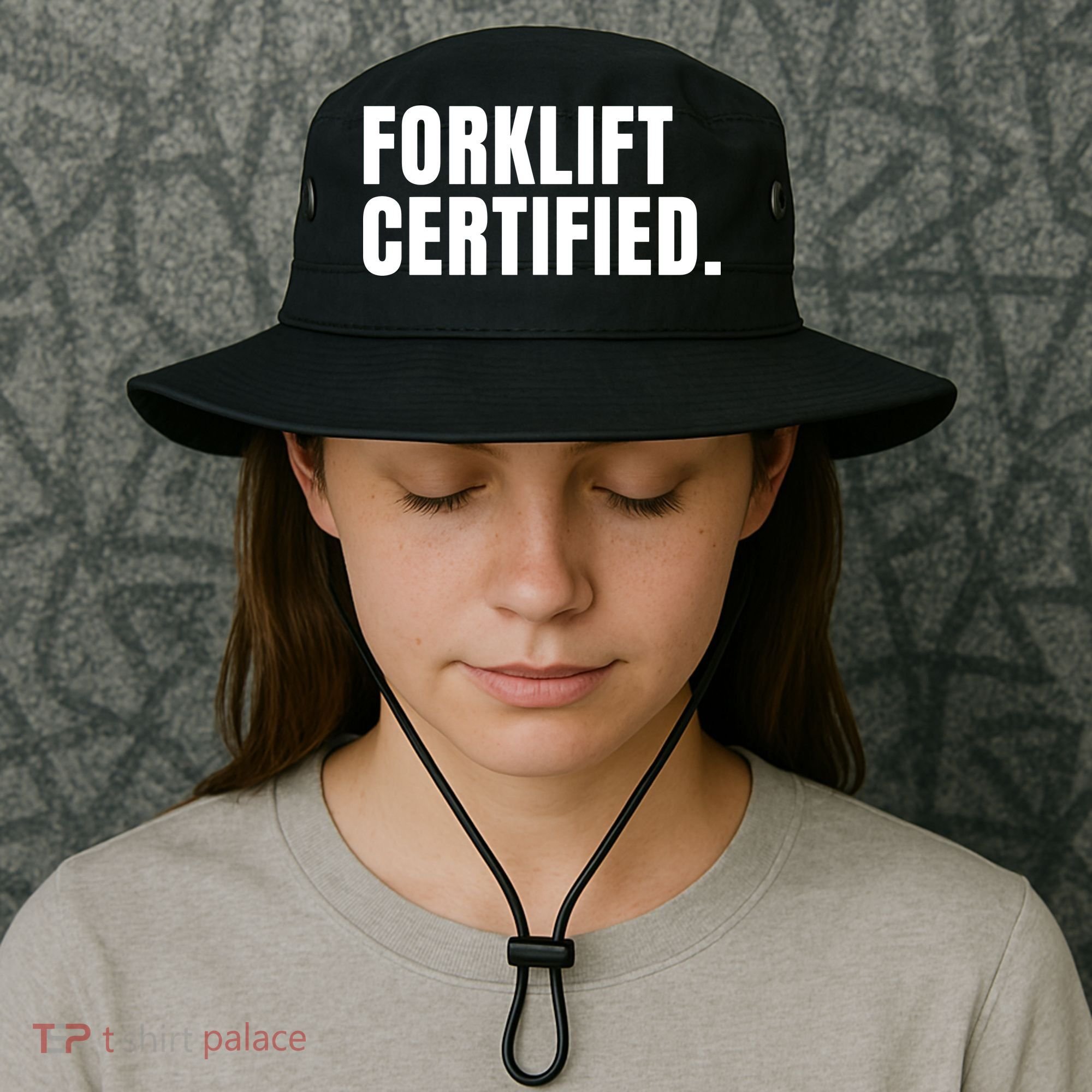 Forklift Certified Meme Funny Forklift Driver Forklift Operator Bucket Hat