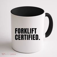 Forklift Certified Meme Funny Forklift Driver Forklift Operator Coffee Mug thumb 1