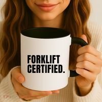 Forklift Certified Meme Funny Forklift Driver Forklift Operator Coffee Mug thumb 3