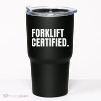 Forklift Certified Meme Funny Forklift Driver Forklift Operator Tumbler thumb 0