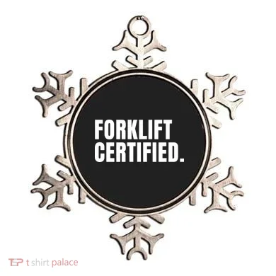 Forklift Certified Meme Funny Forklift Driver Forklift Operator Ornament