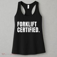Forklift Certified Meme Funny Forklift Driver Forklift Operator Women's Tank Top thumb 3