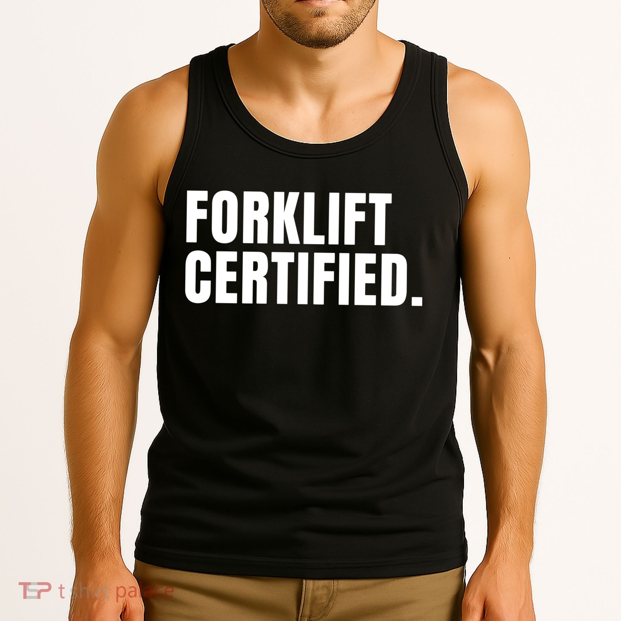 Forklift Certified Meme Funny Forklift Driver Forklift Operator Tank Top