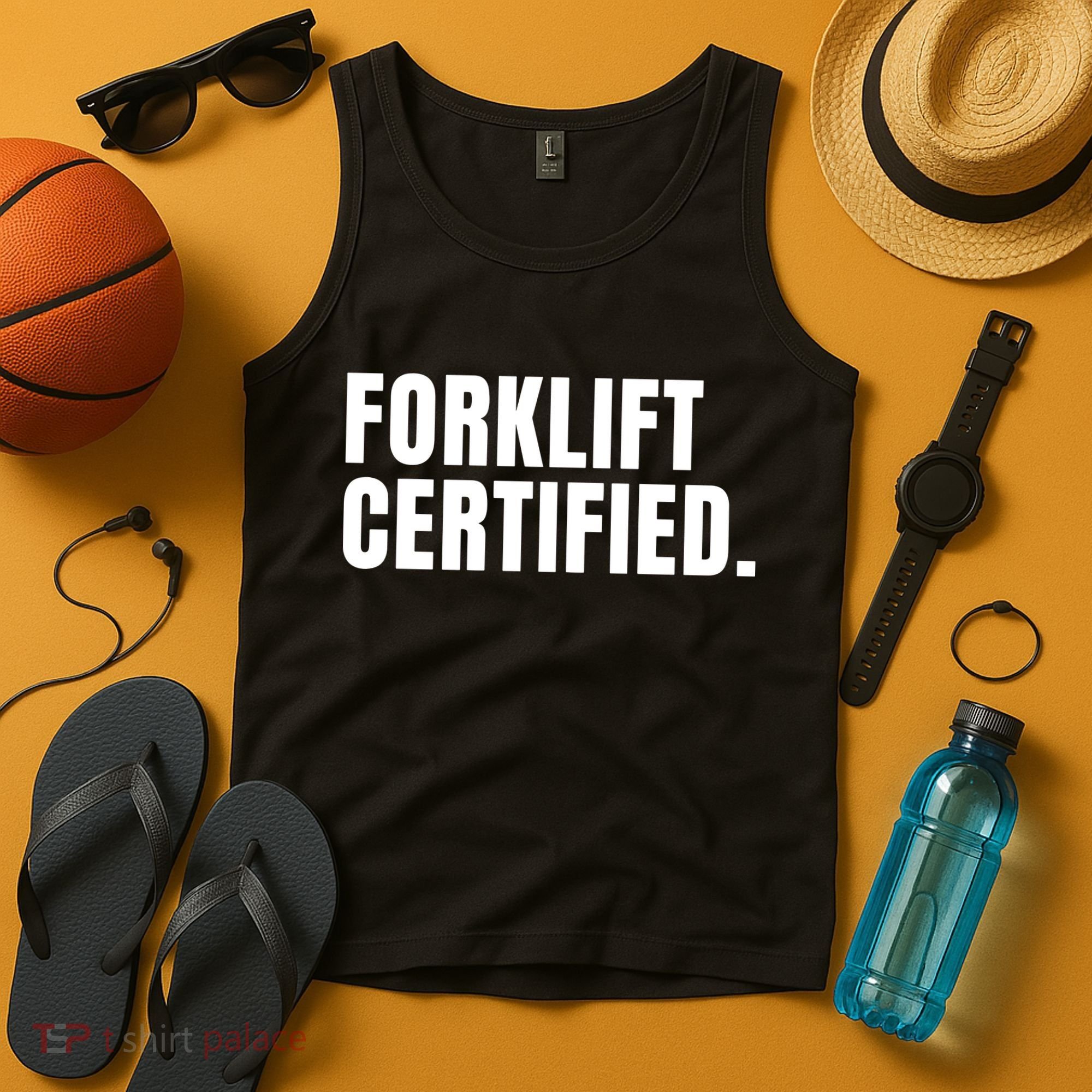 Forklift Certified Meme Funny Forklift Driver Forklift Operator Tank Top