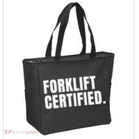 Forklift Certified Meme Funny Forklift Driver Forklift Operator Tote Bag thumb 2
