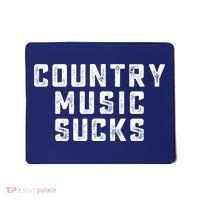 Funny Country Music Gifts Pop Country Sucks Mousepad thumb 0
