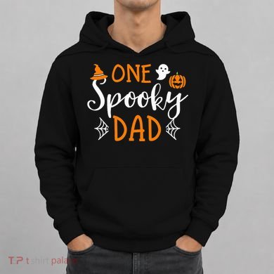 Funny Cute Matching Halloween Family One Spooky Dad Hoodie