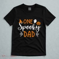 Funny Cute Matching Halloween Family One Spooky Dad T-Shirt thumb 5