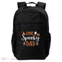Funny Cute Matching Halloween Family One Spooky Dad Backpack thumb 0