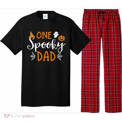 Funny Cute Matching Halloween Family One Spooky Dad Pajama Set