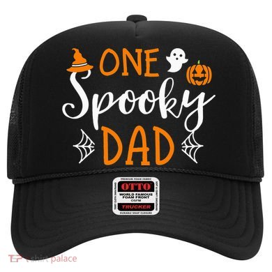 Funny Cute Matching Halloween Family One Spooky Dad Hat