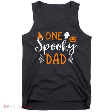 Funny Cute Matching Halloween Family One Spooky Dad Tank Top