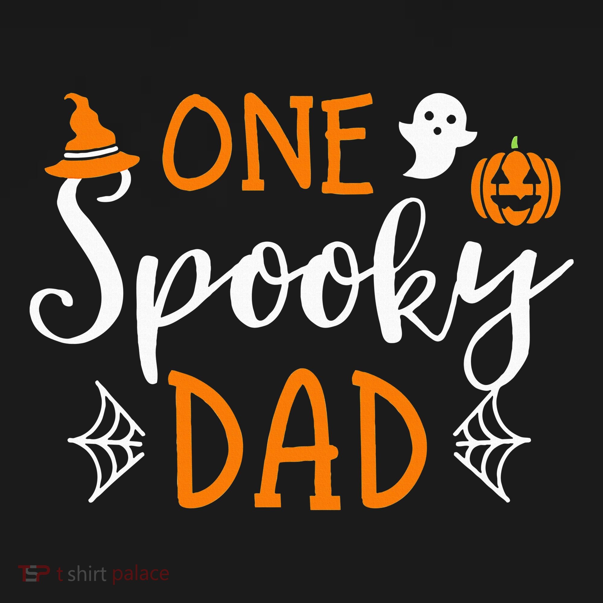 Funny Cute Matching Halloween Family One Spooky Dad Tank Top
