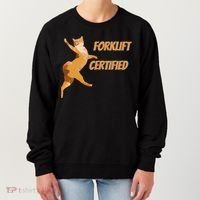 Forklift Certified Meme Funny Forklift Driver Forklift Operator Funny Meme Women's Sweatshirt thumb 0