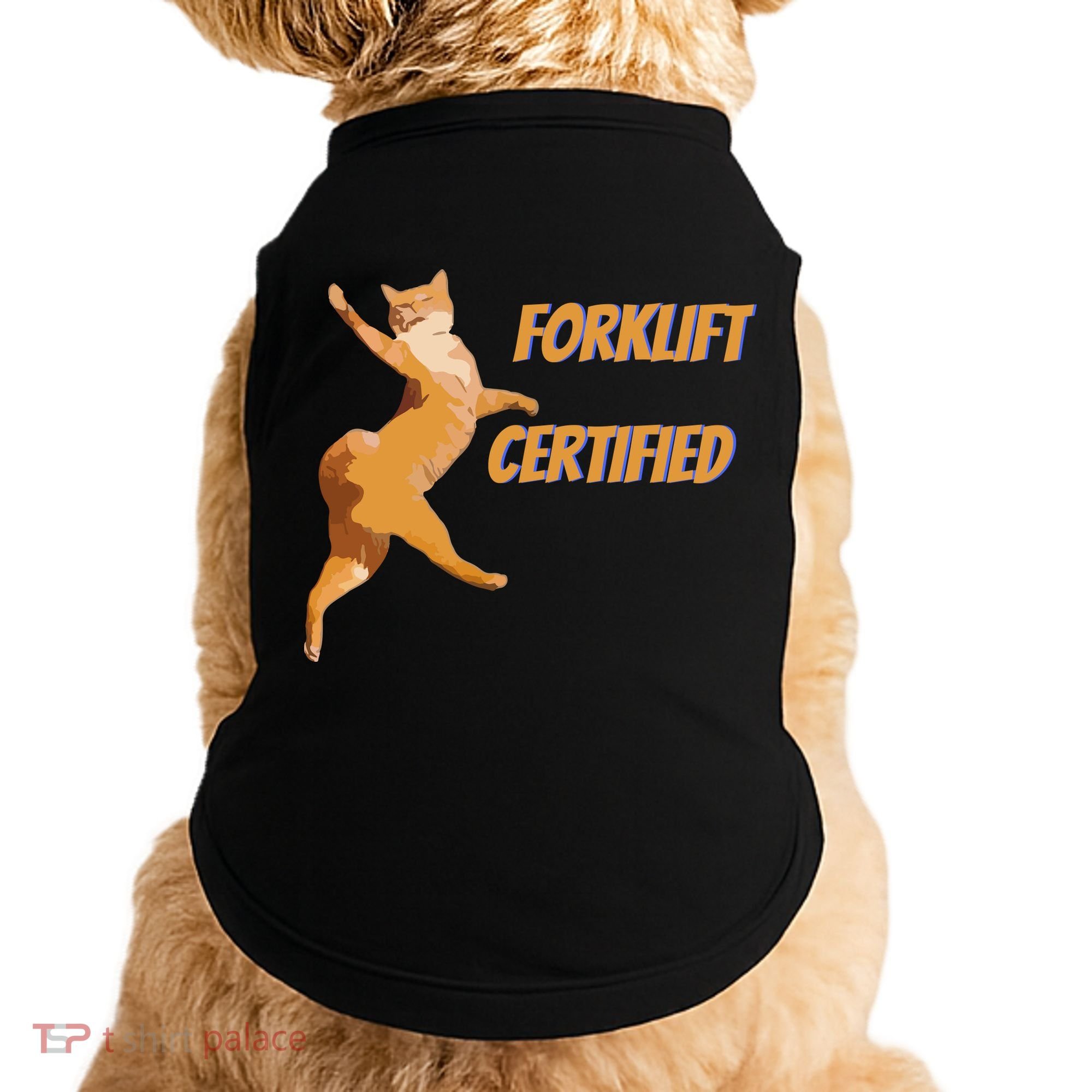 Forklift Certified Meme Funny Forklift Driver Forklift Operator Funny Meme Doggie Tank