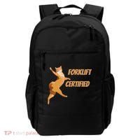 Forklift Certified Meme Funny Forklift Driver Forklift Operator Funny Meme Backpack thumb 0