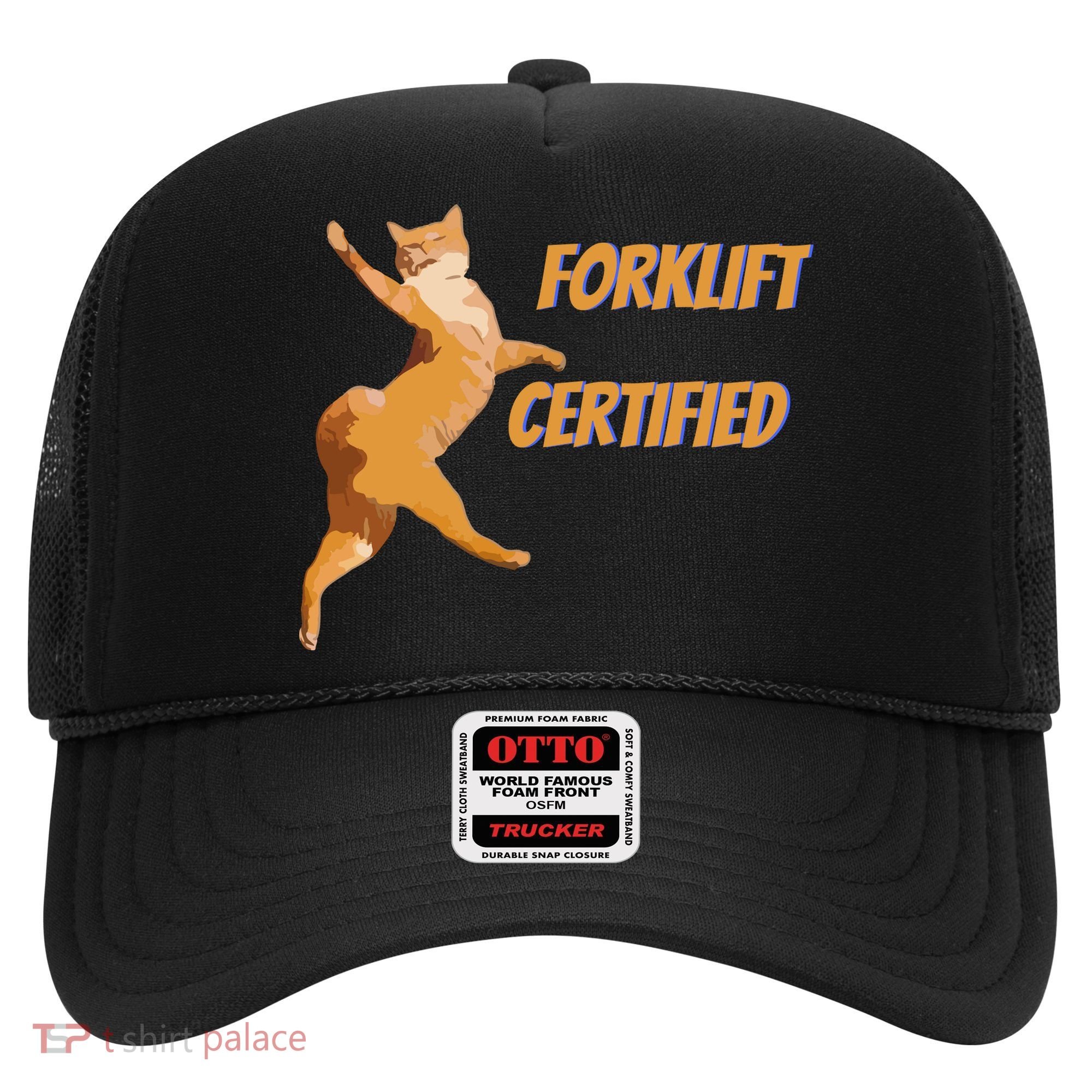 Forklift Certified Meme Funny Forklift Driver Forklift Operator Funny Meme Hat