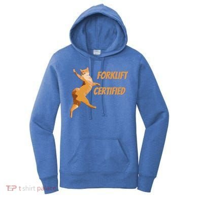 Forklift Certified Meme Funny Forklift Driver Forklift Operator Funny Meme Women's Hoodie