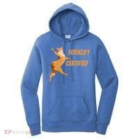 Forklift Certified Meme Funny Forklift Driver Forklift Operator Funny Meme Women's Hoodie thumb 0