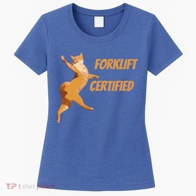 Forklift Certified Meme Funny Forklift Driver Forklift Operator Funny Meme Women's T-Shirt