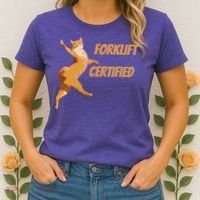 Forklift Certified Meme Funny Forklift Driver Forklift Operator Funny Meme Women's T-Shirt thumb 2