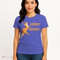 Forklift Certified Meme Funny Forklift Driver Forklift Operator Funny Meme Women's T-Shirt thumb 4